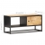 Szafka TV z drzwiczkami, 90x30x40 cm, surowe drewno mango