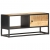 Szafka TV z drzwiczkami, 90x30x40 cm, surowe drewno mango