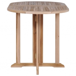 5-cz. zestaw składanych mebli ogrodowych, lite drewno tekowe