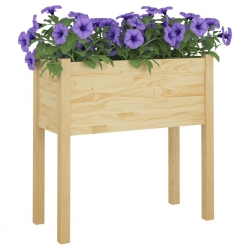 Donice ogrodowe, 2 szt., 70x31x70 cm, lite drewno sosnowe