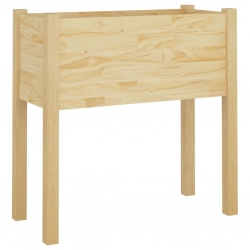 Donice ogrodowe, 2 szt., 70x31x70 cm, lite drewno sosnowe