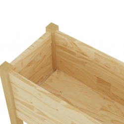 Donice ogrodowe, 2 szt., 70x31x70 cm, lite drewno sosnowe
