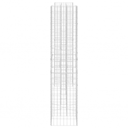 Donica gabionowa w kształcie H, drut stalowy, 260x40x200 cm
