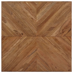 Stolik kawowy, 110 x 110 x 36 cm, lite drewno akacjowe