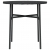 Stolik herbaciany, czarny, 45 cm, polirattan