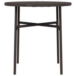 Stolik herbaciany, brązowy, 45 cm, polirattan