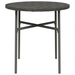 Stolik herbaciany, szary, 45 cm, polirattan