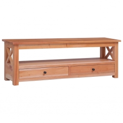 Szafka pod TV, 115x30x40 cm, lite drewno mahoniowe