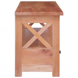 Szafka pod TV, 115x30x40 cm, lite drewno mahoniowe