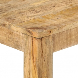 Stolik konsola, 110 x 35 x 76 cm, surowe drewno mango