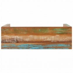 Stolik typu konsola, 110 x 35 x 76 cm, lite drewno z odzysku