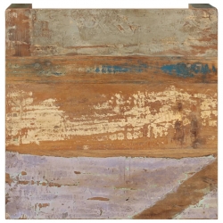 Stolik kawowy, 60 x 60 x 35 cm, lite drewno z odzysku