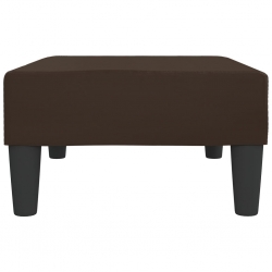 Podnóżek, kolor brązowy, 78x56x32 cm, sztuczna skóra