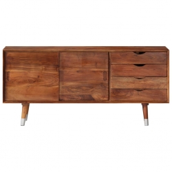 Szafka pod TV, 118x30x55 cm, lite drewno akacjowe