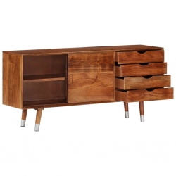 Szafka pod TV, 118x30x55 cm, lite drewno akacjowe