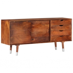 Szafka pod TV, 118x30x55 cm, lite drewno akacjowe
