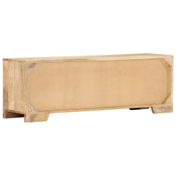 Szafka pod TV, 120x30x40 cm, lite drewno mango