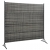 Parawan pokojowy, rattan PE, antracytowy, 175 x 180 cm