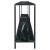 Stolik konsolowy, czarny, 180x35x75,5 cm, szkło hartowane