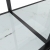 Stolik konsolowy, biały, 200x35x75,5 cm, szkło hartowane