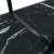 Stolik konsolowy, czarny, 200x35x75,5 cm, szkło hartowane