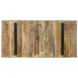 Stół jadalniany, 140 x 70 x 76 cm, surowe drewno mango
