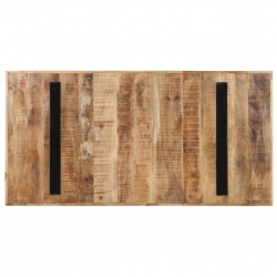 Stół jadalniany, 180 x 90 x 76 cm, surowe drewno mango