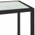 Stolik konsolowy, przezroczysty i biały marmur, 100x36x90 cm