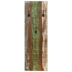 Wieszaki ścienne, 2 szt., 36x3x110 cm, lite drewno z odzysku