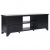 Szafka pod TV, czarna,108x30x40 cm, drewno paulownia