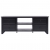 Szafka pod TV, czarna,108x30x40 cm, drewno paulownia