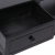 Szafka pod TV, czarna,108x30x40 cm, drewno paulownia