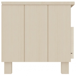 Szafka pod TV, miodowy brąz, 106x40x40 cm, lite drewno sosnowe