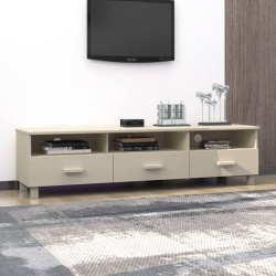 Szafka pod TV, miodowy brąz, 158x40x40 cm, lite drewno sosnowe