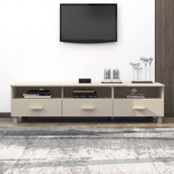 Szafka pod TV, miodowy brąz, 158x40x40 cm, lite drewno sosnowe