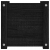 Donice ogrodowe, 2 szt., czarne, 31x31x31 cm, sosnowe