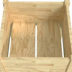 Donice ogrodowe, 2 szt., 50x50x70 cm, lite drewno sosnowe