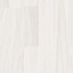 Donice ogrodowe, 2 szt., białe, 50x50x70 cm, drewno sosnowe