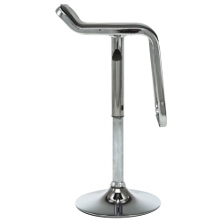 Obrotowe stołki barowe, 2 szt., czarne, sztuczna skóra