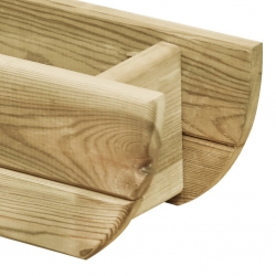 Podwyższona donica, 80x16x16 cm, impregnowane drewno sosnowe