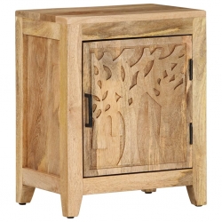 Szafka nocna, 40x30x50 cm, lite drewno mango