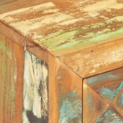 Szafka nocna, 40x30x50 cm, lite drewno z odzysku