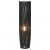 Lampa podłogowa, wiklina, czarna, 72 cm, E27