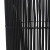 Lampa podłogowa, wiklina, czarna, 72 cm, E27