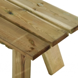 Ławka ogrodowa, 110 cm, impregnowane drewno sosnowe