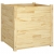 Donice ogrodowe, 2 szt., 60x60x60 cm, lite drewno sosnowe