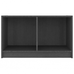 Szafka pod TV, szara, 70x33x42 cm, drewno sosnowe