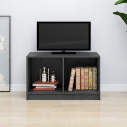 Szafka pod TV, szara, 70x33x42 cm, drewno sosnowe
