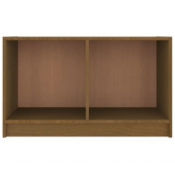 Szafka pod TV, miodowy brąz, 70x33x42 cm, drewno sosnowe