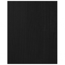 Szafka pod TV, czarna, 70x33x42 cm, drewno sosnowe